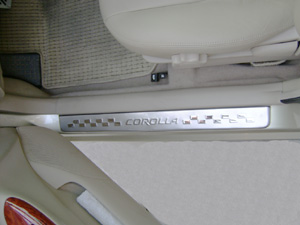 COROLLA 2004 Car door sills